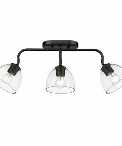 Golden Lighting Roxie 3 Light Semi-Flush