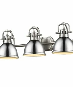 Golden Lighting Duncan 3 Light Bath Vanity - Closeout American Farmhouse