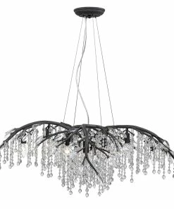 Golden Lighting Autumn 12 Light Chandelier American Farmhouse