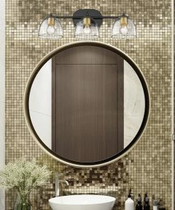 Golden Lighting American Farmhouse Roxie 3 Light Bath Vanity