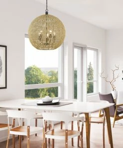 Cheapest ๐คฉ Golden Lighting Florence 5 Light Pendant American Farmhouse ๐ 11 Golden Lighting Florence 5 Light Pendant American Farmhouse