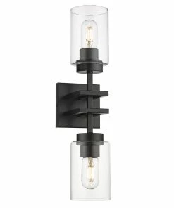 Golden Lighting Tribeca 2 Light Wall Sconce American Farmhouse