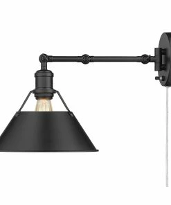 Golden Lighting Transitional Looks Orwell 1 Light Articulating Wall Sconce