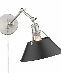 Golden Lighting Transitional Looks Orwell 1 Light Articulating Wall Sconce
