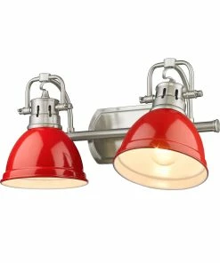 New ✨ Golden Lighting Duncan 2 Light Bath Vanity 👍 238 Golden Lighting Duncan 2 Light Bath Vanity