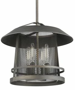 Golden Lighting American Farmhouse Parsons 4 Light Pendant - Closeout