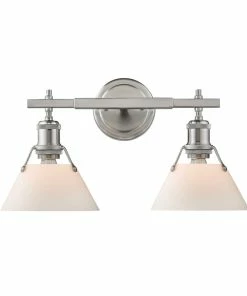 Golden Lighting American Farmhouse Orwell 2 Light Bath Vanity
