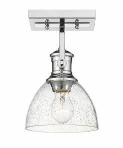 Golden Lighting Hines 1 Light Semi-Flush