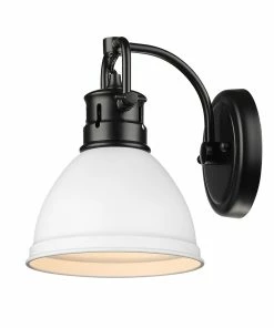 Golden Lighting American Farmhouse Duncan 1 Light Bath Vanity