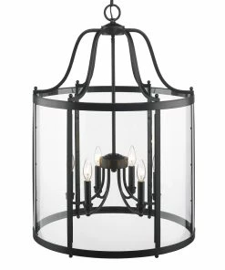 Golden Lighting Payton 6 Light Pendant American Farmhouse