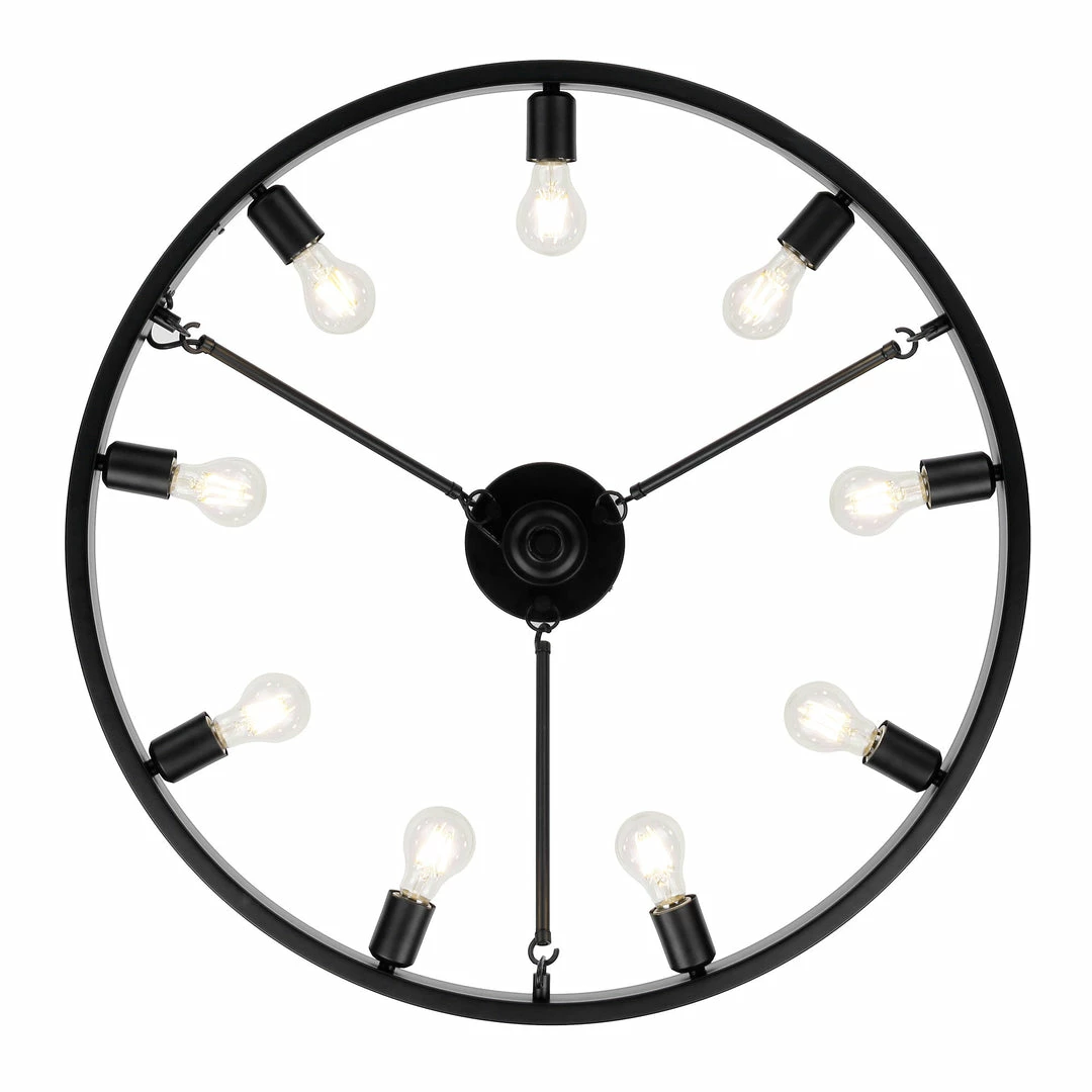 Coupon ✨ Golden Lighting American Farmhouse Castile 9 Light Semi-Flush ⌛ 5 Golden Lighting American Farmhouse Castile 9 Light Semi-Flush