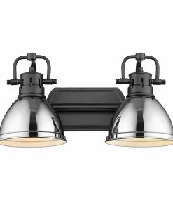 New ✨ Golden Lighting Duncan 2 Light Bath Vanity 👍 162 Golden Lighting Duncan 2 Light Bath Vanity