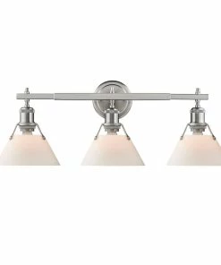 Golden Lighting Orwell 3 Light Bath Vanity American Farmhouse