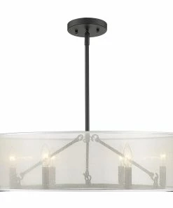Golden Lighting Transitional Looks Alyssa 6 Light Chandelier - Short Rod Only