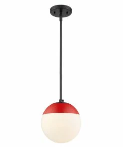 Golden Lighting Dixon Small Pendant With Rod - Closeout
