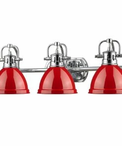 Golden Lighting Duncan 3 Light Bath Vanity - Closeout American Farmhouse