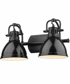New ✨ Golden Lighting Duncan 2 Light Bath Vanity 👍 155 Golden Lighting Duncan 2 Light Bath Vanity