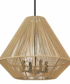 Golden Lighting Valentina 4 Light Pendant American Farmhouse