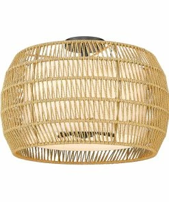 Golden Lighting Natural Designs Everly 4 Light Semi-Flush