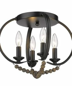 Golden Lighting Flori Flush Mount