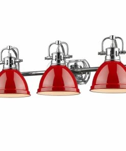 Golden Lighting Duncan 3 Light Bath Vanity - Closeout American Farmhouse