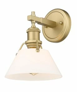 Golden Lighting Orwell 1 Light Bath Vanity American Farmhouse