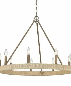 Golden Lighting Yates 9 Light Chandelier