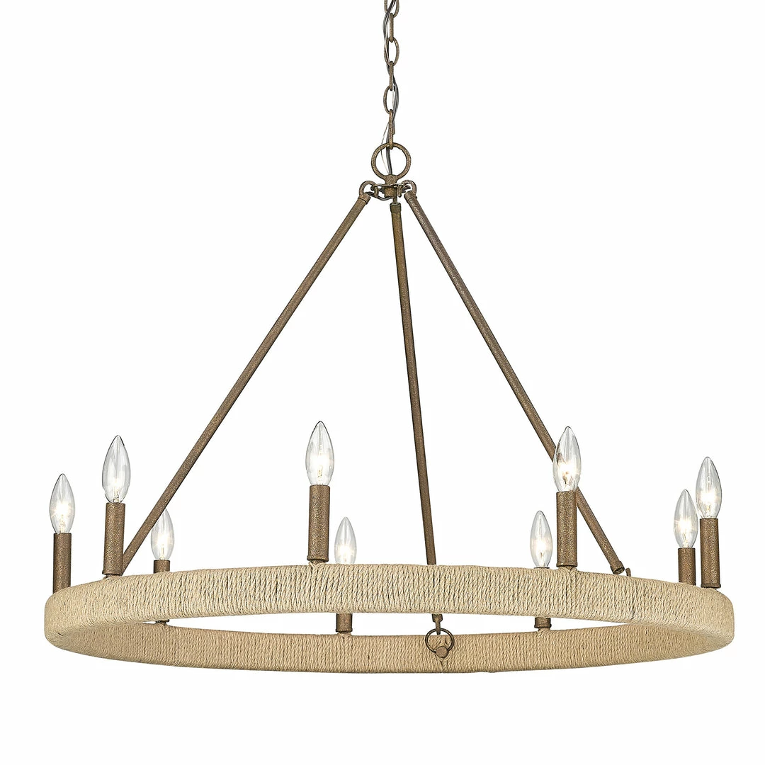 Promo ๐ Golden Lighting Yates 9 Light Chandelier ๐ 3 Golden Lighting Yates 9 Light Chandelier