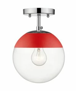 Golden Lighting American Farmhouse Dixon Semi-Flush - Closeout