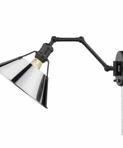 Golden Lighting Transitional Looks Orwell 1 Light Articulating Wall Sconce