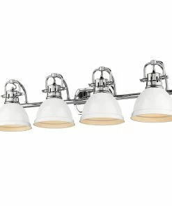 Golden Lighting Duncan 4 Light Bath Vanity American Farmhouse