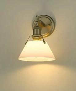 Golden Lighting Orwell 1 Light Bath Vanity American Farmhouse