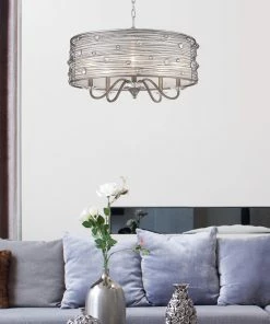 Golden Lighting American Farmhouse Joia 5 Light Chandelier