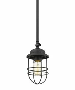 Golden Lighting Seaport Mini Pendant American Farmhouse