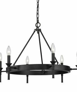 Golden Lighting Edinburgh 6 Light Chandelier