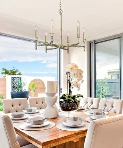 Golden Lighting Cambay 6 Light Chandelier
