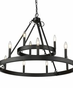 Golden Lighting Alastair 2 Tier - 12 Light Chandelier