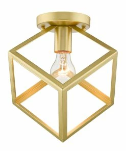Budget โ๏ธ Golden Lighting Cassio Flush Mount American Farmhouse ๐ 16 Golden Lighting Cassio Flush Mount American Farmhouse