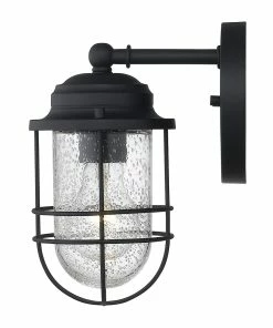 Golden Lighting Seaport 1 Light Wall Sconce - Outdoor