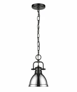 Golden Lighting Transitional Looks Duncan Mini Pendant With Chain - Closeout