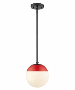 Golden Lighting Dixon Small Pendant With Rod - Closeout