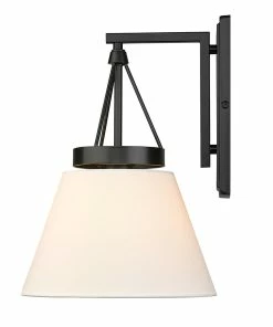 Best Sale 👏 Golden Lighting Penn 1 Light Wall Sconce American Farmhouse 🎁 8 Golden Lighting Penn 1 Light Wall Sconce American Farmhouse