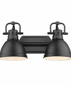 New ✨ Golden Lighting Duncan 2 Light Bath Vanity 👍 159 Golden Lighting Duncan 2 Light Bath Vanity