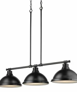 Golden Lighting Duncan 3 Light Linear Pendant