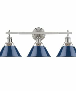 Golden Lighting Orwell 3 Light Bath Vanity American Farmhouse