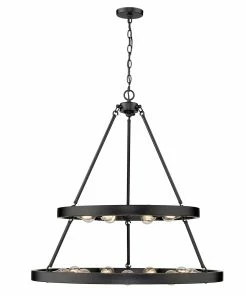 Golden Lighting Castile 15 Light Chandelier American Farmhouse