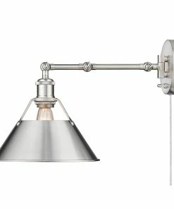 Golden Lighting Transitional Looks Orwell 1 Light Articulating Wall Sconce