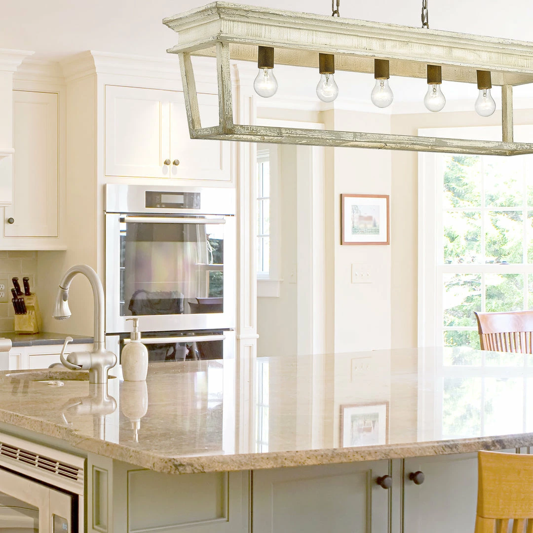 Cheap ๐ฅ Golden Lighting Haiden Linear Pendant American Farmhouse ๐ฅฐ 6 Golden Lighting Haiden Linear Pendant American Farmhouse