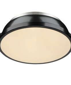 Top 10 💯 Golden Lighting Transitional Looks Duncan 14" Flush Mount 🥰 150 Golden Lighting Transitional Looks Duncan 14