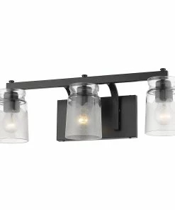 Golden Lighting American Farmhouse Travers 3 Light Bath Vanity
